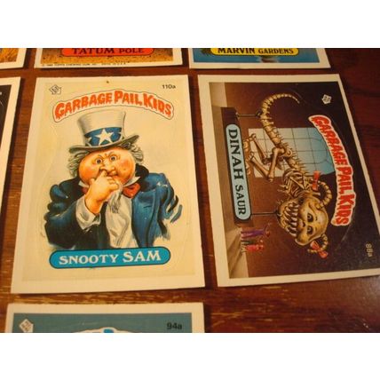 1986 Topps, Garbage Pail Kids, 10-Cards, a & b's