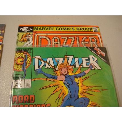 1980's, Marvel Comics, DAZZLER, 5-Comics, #'s 5, 18, 20, 29, 40