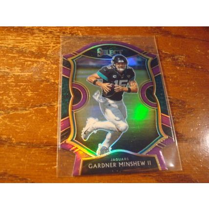 2020 Panini Select, 4-Die Cut Prizms, Red/Purple/Green, MINSHEW/KAMARA ++