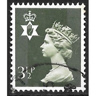1971-93 Northern Ireland Definitive Issue - SG NI15 3½p 2 ban Queen Elizabeth C5