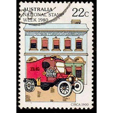 Australia 1980 National Stamp Week PMG Van. 22c Used Stamp #3