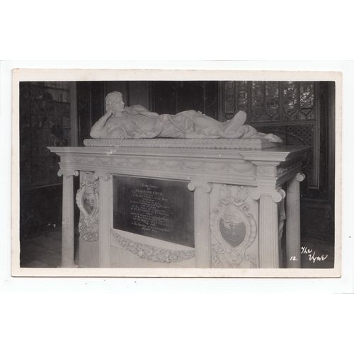 Chaloner Chute Tomb The Vyne Estate Nr Basingstoke Hampshire RP Postcard