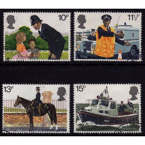 Great Britain 1979 Metropolitan Police Used SG 1100-1103 Sc 875-878 stamp