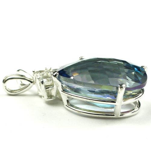 Neptune Garden Topaz, 925 Sterling Silver Pendant, SP016