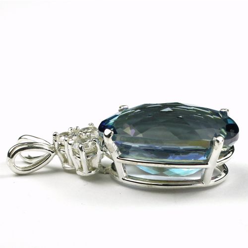 Neptune Garden Topaz, 925 Sterling Silver Pendant, SP016