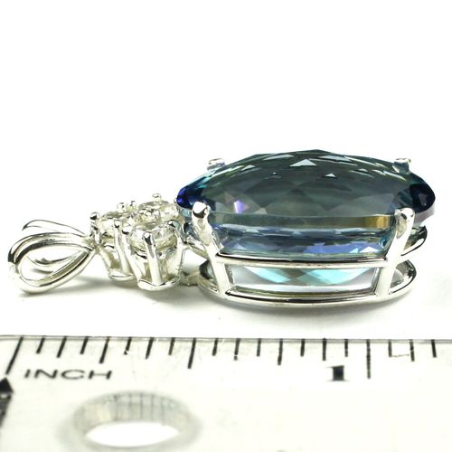 Neptune Garden Topaz, 925 Sterling Silver Pendant, SP016