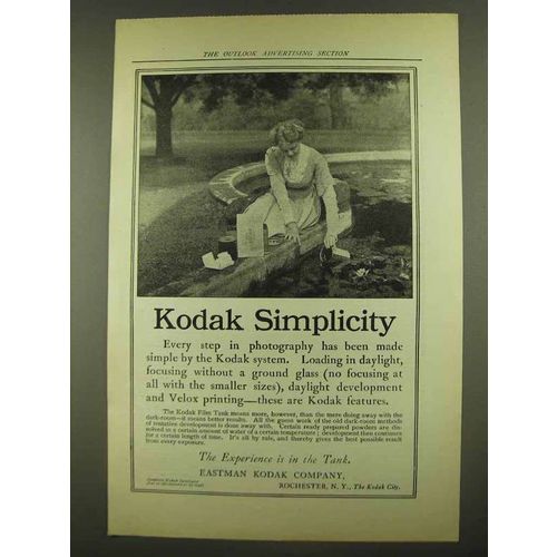 1912 Kodak Film Tank Ad - Kodak Simplicity