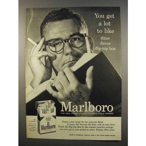 1956 Marlboro Cigarettes Ad