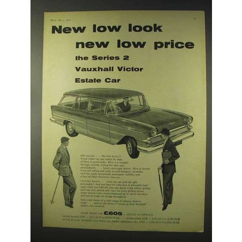 1959 Vauxhall Victor Series 2 Estate Car Ad - New Look