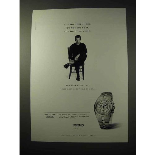 2003 Seiko Arctura Kinetic Chronograph Watch Ad