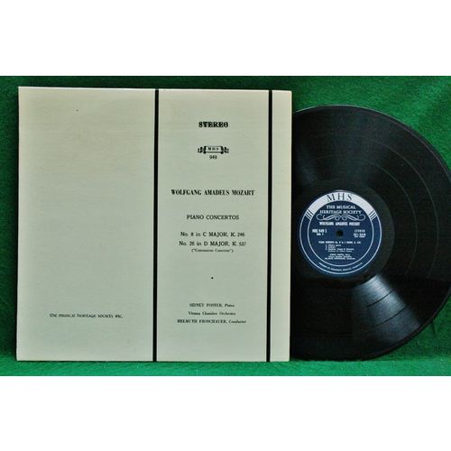 Sidney Foster/Froschauer - Mozart: Piano Concertos No. 8/No. 26 - MHS 949 S - NM