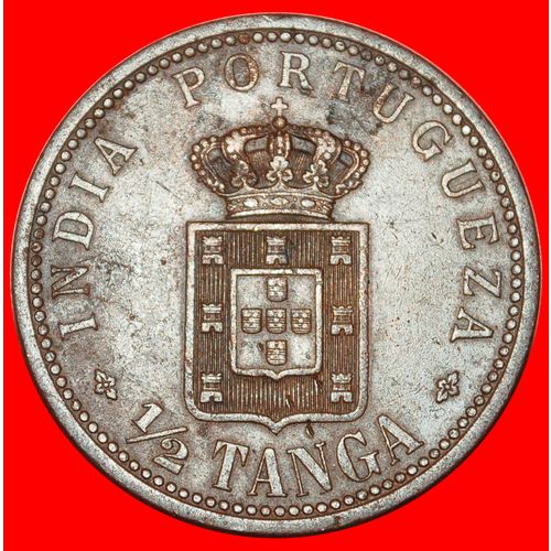 Ⰶ CARLOS I (1901-1903): PORTUGUESE INDIA★1/2 TANGA 1903! LOW START ★ NO RESERVE!
