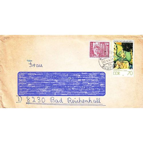 GERMANY DDR [1979] MiNr 2421 ( Brief ) Kunst [A17]