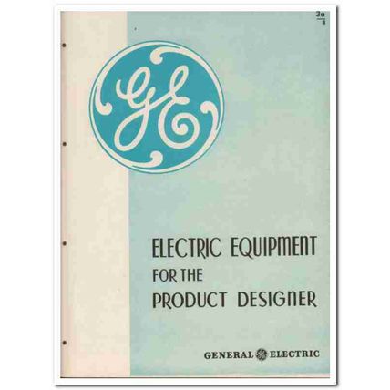 General Electric Company 1945 vintage catalog product designer equip