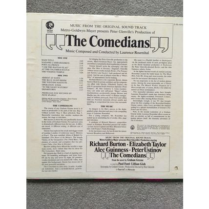 THE COMEDIANS - MUSIC FROM THE ORIGINAL SOUND TRACK (USA VINYL LP)