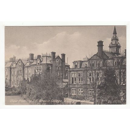 View from South East Wrekin College Wellington Postcard Salop Shropshire