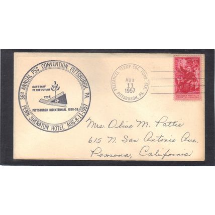 Event 36th PSS Exhibit 1073 3c Benjamin Franklin (Cachet-Inked/A) CV41344