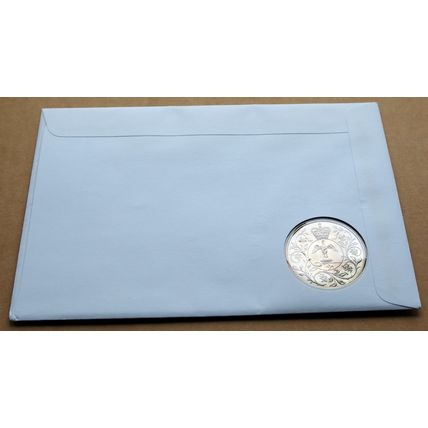 1997 Queens Golden Wedding Anniversary Great Britain 1977 Crown Coin Cover