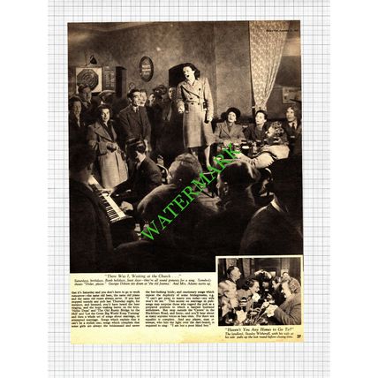 The Crown Blackfriars Road London Stanley Witherall Georgie Harris -1947 Article