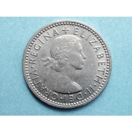 1959 Sixpence 6d 001 Nice