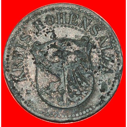Ⰶ GERMANY: russia POLAND HOHENSALZA★50 PFENNIGS (1917) RARE★LOW START★NO RESERVE