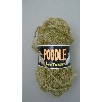 VINTAGE LEE TARGET POODLE KNITTING WOOL / YARN - SHADE 166 GREEN