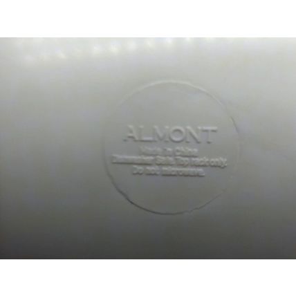 4 Pc. Almont Melamine Dish Set - 7 3/4" & 10 3/4" Green/White Minimal Wear