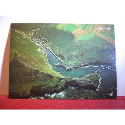 AERIAL VIEW, BOSCASTLE, CORNWALL unused postcard #