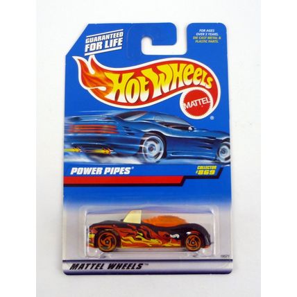 Hot Wheels Power Pipes #869 Black Die-Cast Car 1998