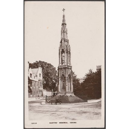 Martyrs' Memorial, Oxford, Oxfordshire, c.1910 - Kingsway RP Postcard