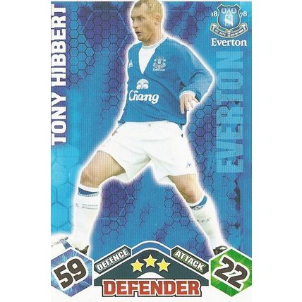 Match Attax 2009/10 Collection: Everton, Defender - Hibbert