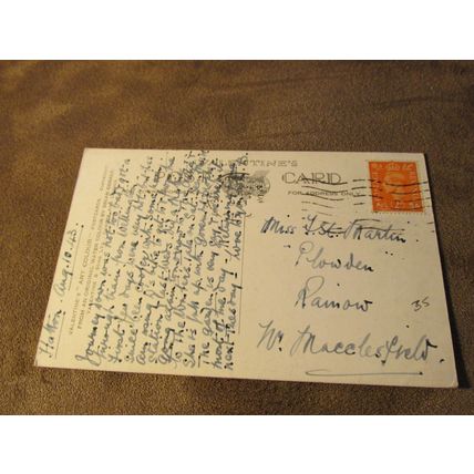 1940s Postcard -Shakespeares House, Stratford on Avon - Artist Brian Gerald A500