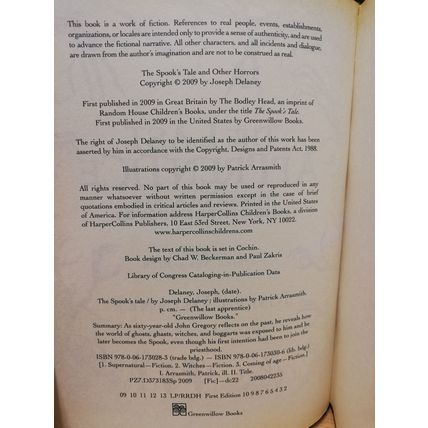 The Last Apprentice: The Spook's Tale: And Other Horrors - Joseph Delaney - 2009