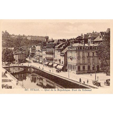 19 - Tulle - les Quais de la république