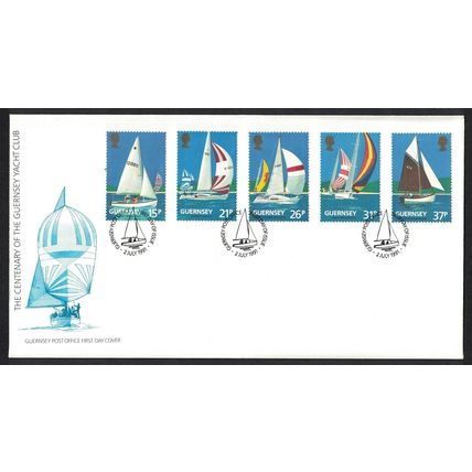 Guernsey Yacht Club FDC 1991 SG#524-528
