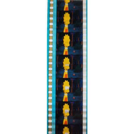Simpsons Movie. Pk GEB - a024X . 1 STRIP OF 5 - 35MM FILM CELLS