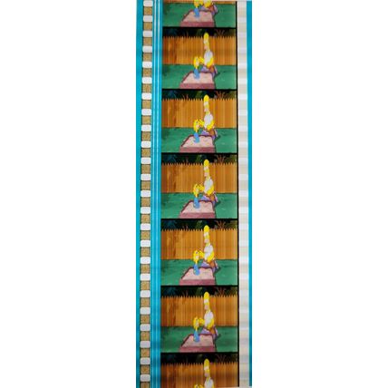 Simpsons Movie. Pk GEB - B042p . 1 STRIP OF 5 - 35MM FILM CELLS