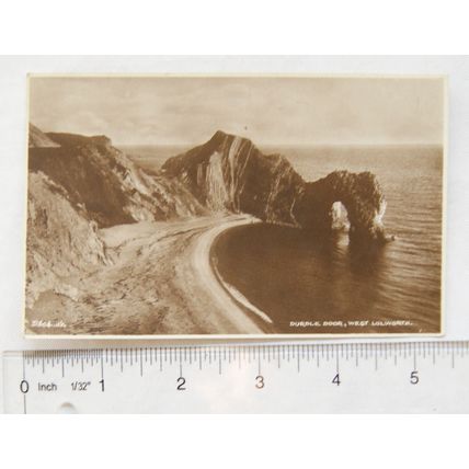 1925 postcard Durdle Door, West Lulworth