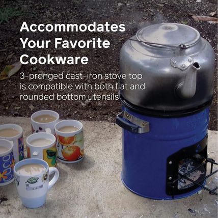 Rocket Stove Heavy Duty Portable Camp Stove for Outdoor Cooking