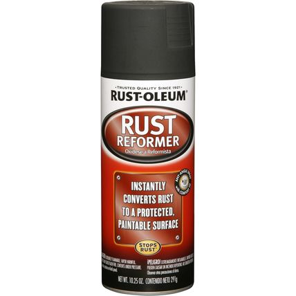 Rust-Oleum 248658-6PK Rust Reformer Spray, 10.25 Oz, Black, 6 Pack
