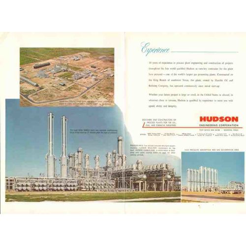 hudson engineering corp 1962 experience construction plant vintage ad