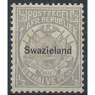 Swaziland 1889 SG4 1/2d Grey Mounted Mint . ..