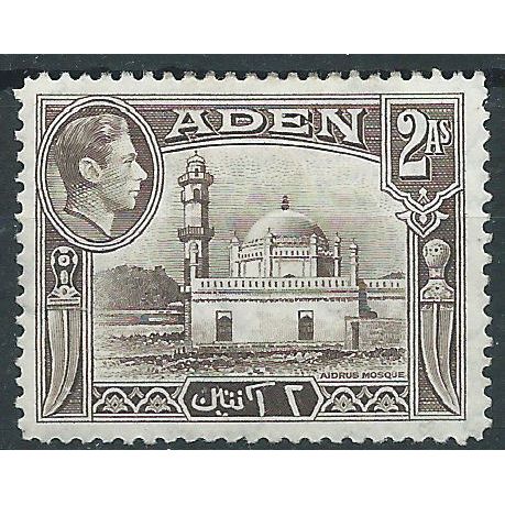 Aden 1939 SG20 2a Sepia Mounted Mint ..