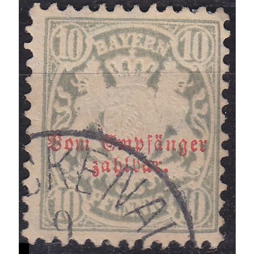 GERMANY Bayern Bavaria [Porto] MiNr 0006 ( O/used ) [01]