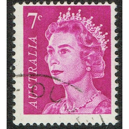 Australia 1966 Decimal Currency 7c Purple SG388a FU