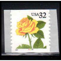 3054 32c Yellow Rose Very Fine MNH CNS 8888 PA6938