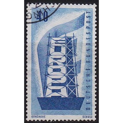 GERMANY BUND [1956] MiNr 0242 ( O/used ) CEPT