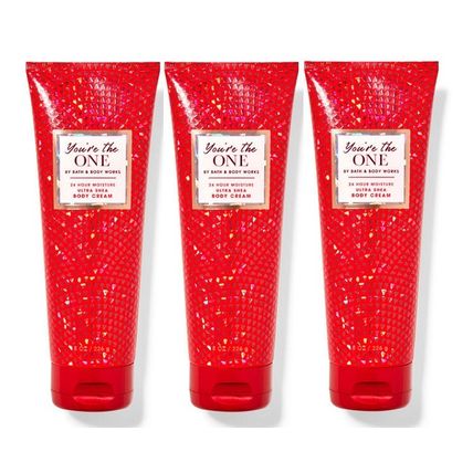 Bath & Body Works You're the One 24 Hour Moisture Body Cream 8 oz - Lot of 3