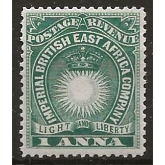 British East Africa 1890 SG5 1a Blue-Green Mounted Mint ..