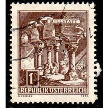 Austria 1970 Monuments 1S Used Stamp